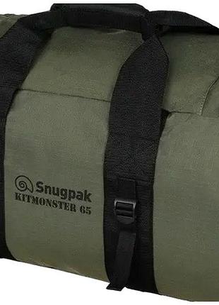Транспортная сумка 65 литров с карманами для путешествий оливковый нейлон snugpak se1438