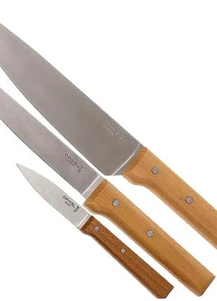 Набор ножей нержавеющая сталь для кухни 3 предмета opinel se0387
