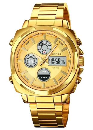 Наручний годинник skmei 1673gdgd gold-gold