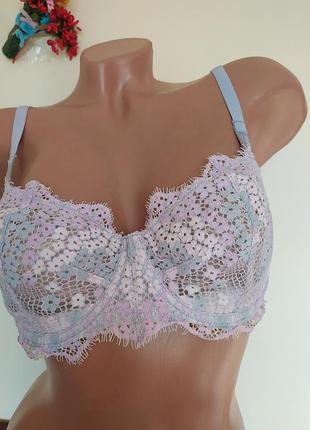 Кружевный бюстгалтер на косточках victoria's secret, eur 80d