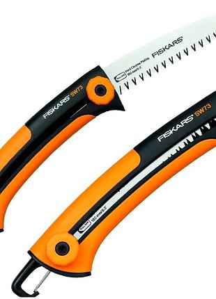 Садовая складная пила 16 см для удаления веток нержавеющая сталь fiskars se0176
