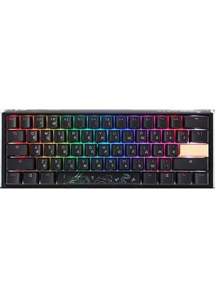 Механічна клавіатура ducky one 3 mini cherry mx brown rgb black ua
