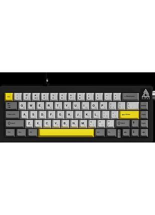 Дротова механічна клавіатура ajazz ak650 moon yellow switches gray white yellow (ak650-my-gwy)