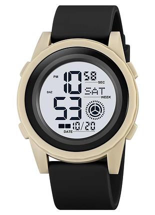 Наручний годинник skmei 2082khwt khaki-white