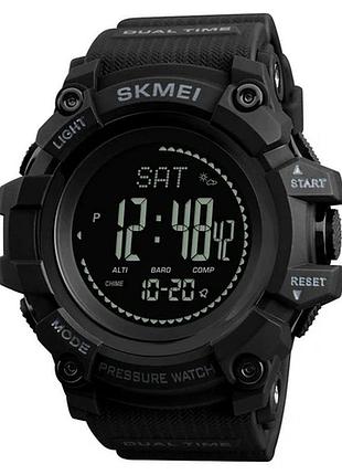 Наручний годинник skmei 1358 black smart watch compass