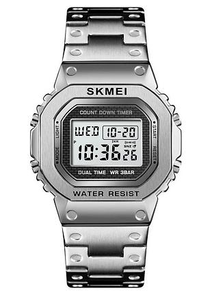 Наручний годинник skmei 1456si silver