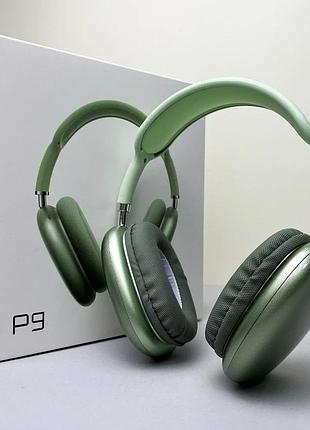 Безпровідні навушники p9 wireless stereo (зелений)