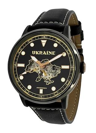 Наручний годинник awarder 044 automatic ukraine all black
