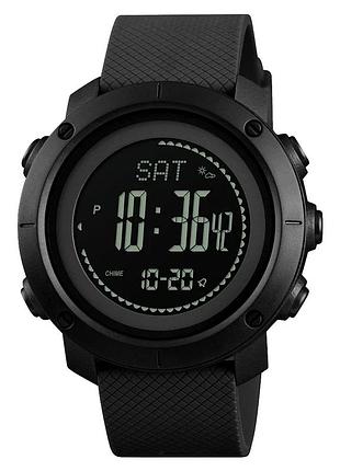 Наручний годинник skmei 1427bk black + compass