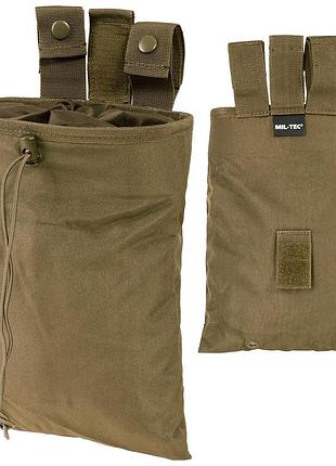 Тактический подсумок для сброса система molle 1.5 литра полиэстер coyote mil-tec se1566