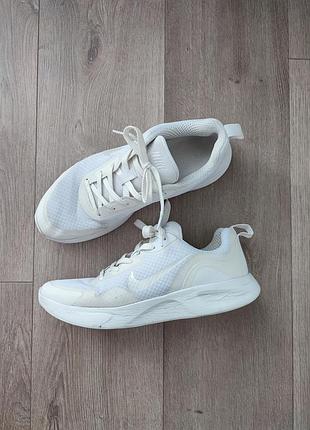 Кросівки nike wearallday white оригінал 27см білі бігові унісекс жіночі чоловічі