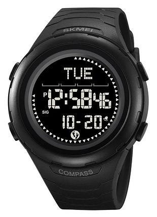 Наручний годинник skmei 2166bkbk black-black