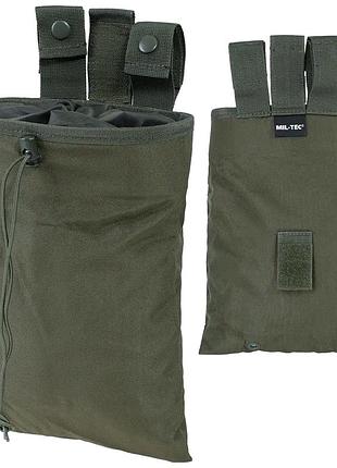 Тактический подсумок 1 отделение система molle для переноски 29x24 см оливковый mil-tec se1565
