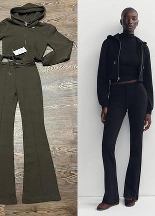 Zara костюм  коричневого кольору кльош  нові