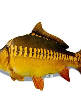 Дитяча м'яка іграшка "дзеркальний короп" carp-m, розмір 50 см