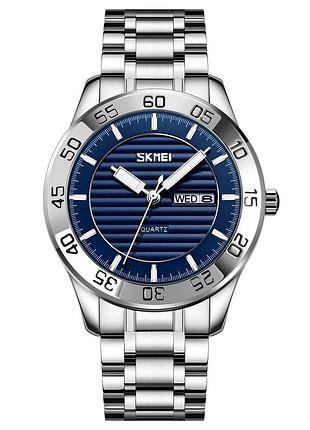 Наручний годинник skmei 9293sibu silver-blue