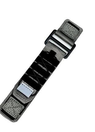 Ремінець для годинника nylon pro grey 22 мм