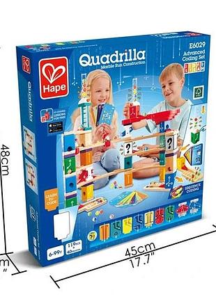 Конструктор-лабіринт hape quadrilla програмування 159 ел. (e6029) 2