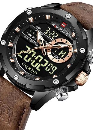 Чоловічий спортивний тактичний годинник naviforce pride