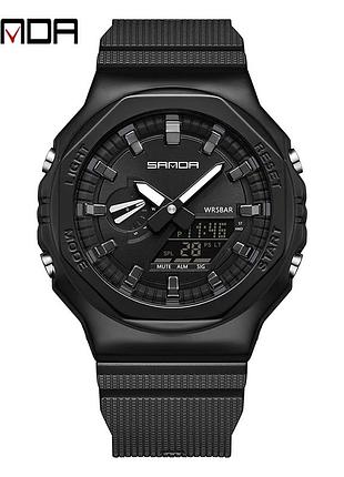 Наручний годинник sanda 3167 all black