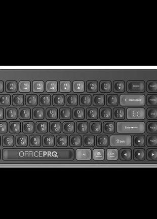 Клавіатура бездротова officepro (sk985b)