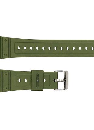 Ремінець для годинника skmei 1628agwt army green-white
