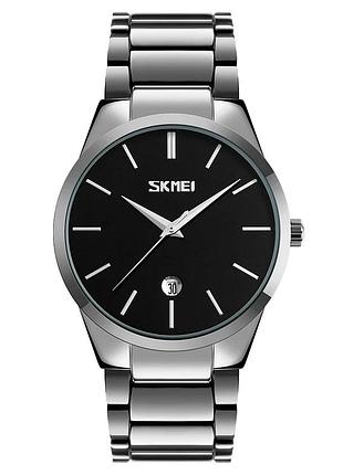 Наручний годинник skmei 9140sibk silver-black