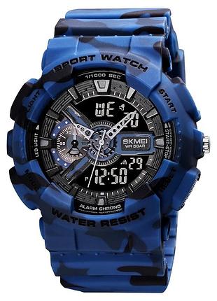 Наручний годинник skmei 1688cmbu camo blue