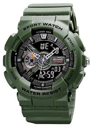 Наручний годинник skmei 1688ag army green.
