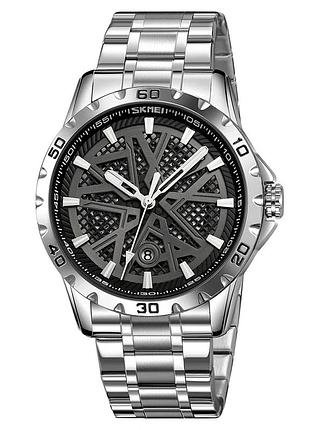 Наручний годинник skmei 9337sibk silver-black