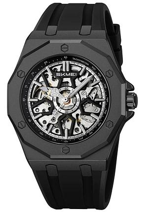 Наручний годинник skmei m036pbk black steel