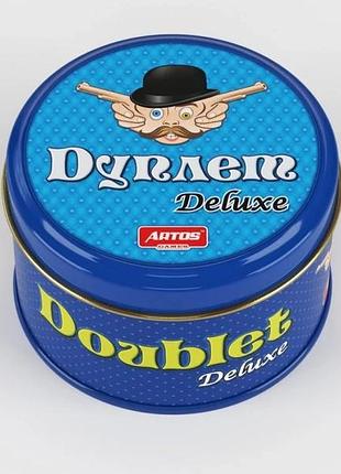 Настільна гра "дуплет deluxe" 1038 в металевій коробці