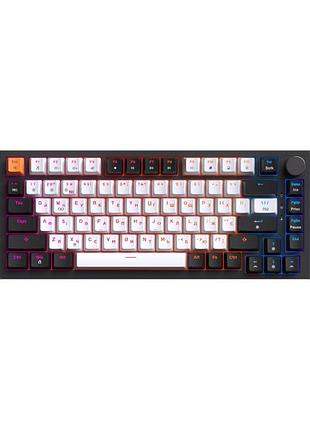 Дротова механічна клавіатура gamepro mk160b (red) з hot-swap rgb black