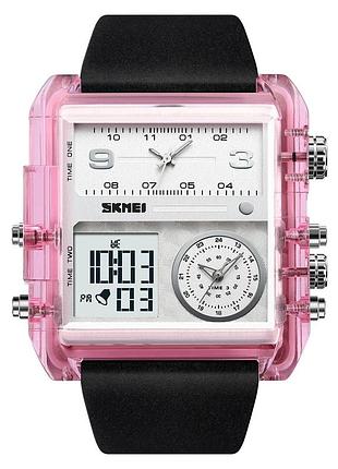 Наручний годинник skmei 2020pk pink-transparent