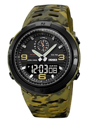 Наручний годинник skmei 1655cmgnbk camo green-black