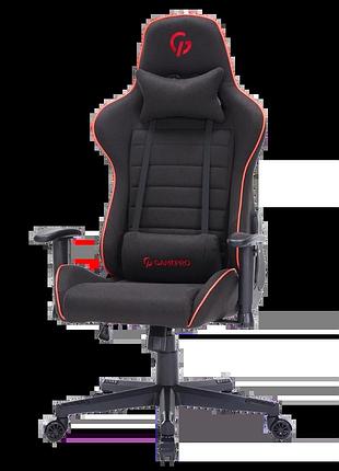 Крісло ігрове gamepro gc575fb fabric black&red