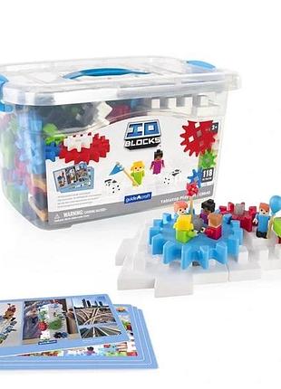 Конструктор guidecraft io blocks tabletop system з доповненою 3d реальністю, 118 деталей (g9640)