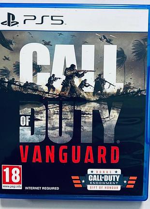 Call of duty vanguard, б/у, русская версия - диск для playstation 5