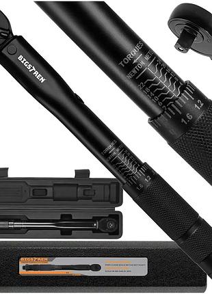 Динамометрический ключ 1/4 2-24 нм для дома с футляром сталь bigstren se1460