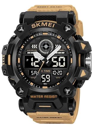 Наручний годинник skmei 2226kh khaki