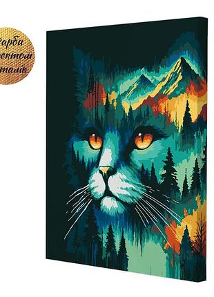 Картина за номерами riviera blanca котовий ліс 40x50 см (rb-1097)