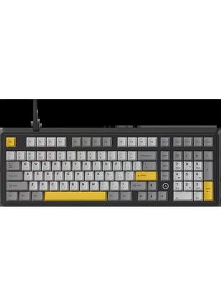 Дротова магнітна клавіатура ajazz ak980 max magnetic switches black grey yellow (ak980-max-m-bgy)