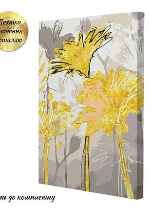 Картина з поталлю за номерами riviera blanca трав'яні чари 28x40 см (rb-0834)