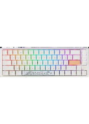 Механічна клавіатура ducky one 3 sf cherry mx brown rgb white ua