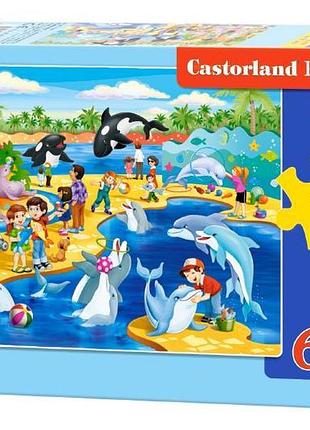 Пазли castorland (066148). 60 елементів. дельфінарій