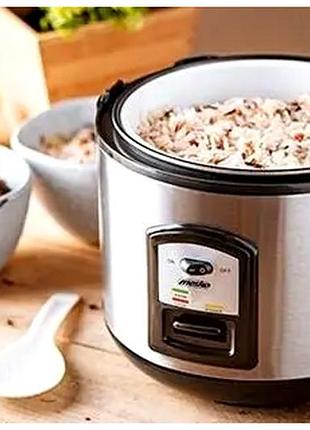Рисоварка 1 5л 1000вт для кухни 2 программы металлик mesko kt3328