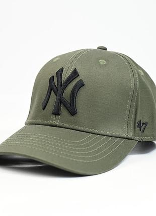 Бейсболка ny 022159-1 хаки+черный