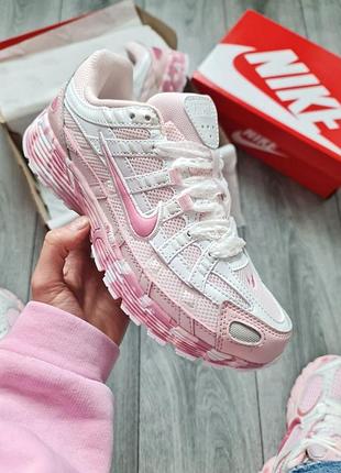 Женские кроссовки nike p-6000 custom pink