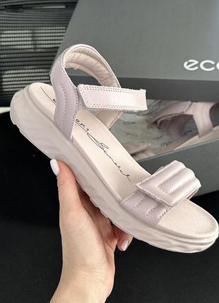 Шкіряні жіночі босоніжки eco