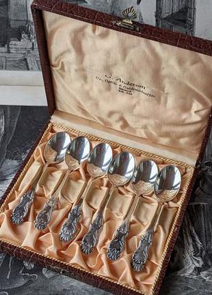 Винтажные серебряные ложки 1946 год1 фото